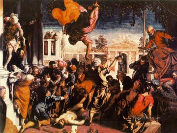 The Miracle of St Mark Freeing the Slave Italian Renaissance Tintoretto Oil Paintings